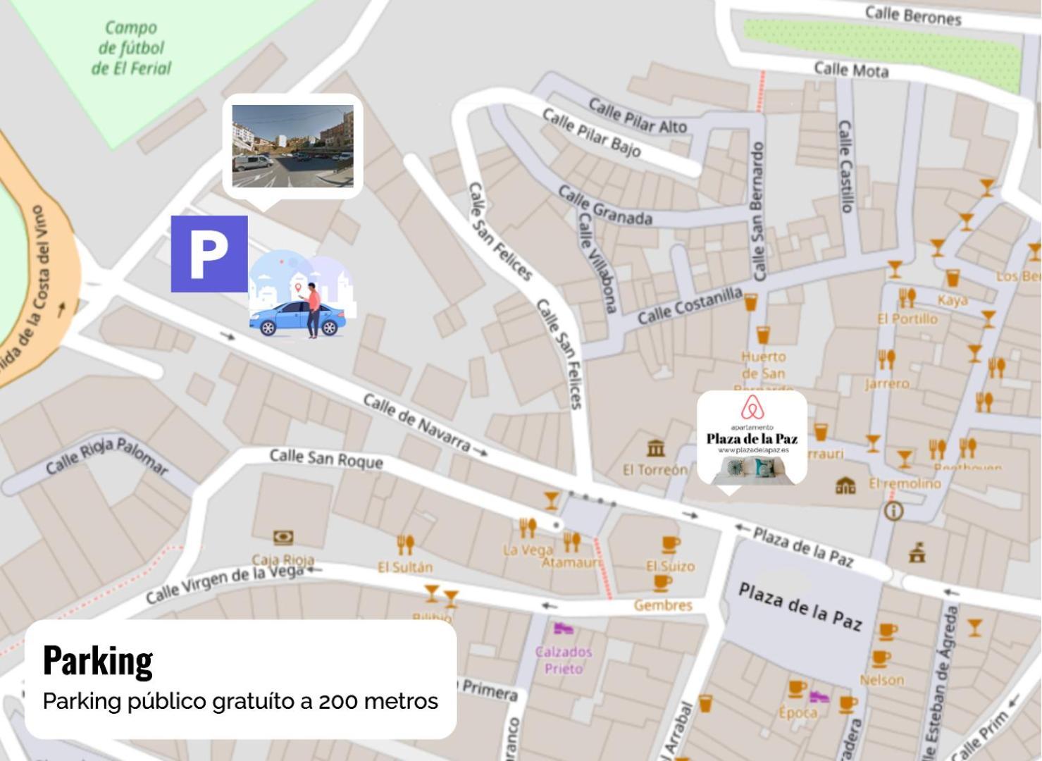 Apartamento Plaza De La Paz Haro Luaran gambar